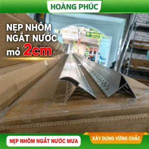 Nẹp ngắt dòng chảy nước mưa, nước mưa không chảy ngược vào ban công