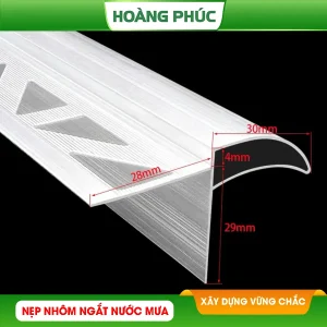 Kích thước nẹp ngắt nước mỏ 3cm