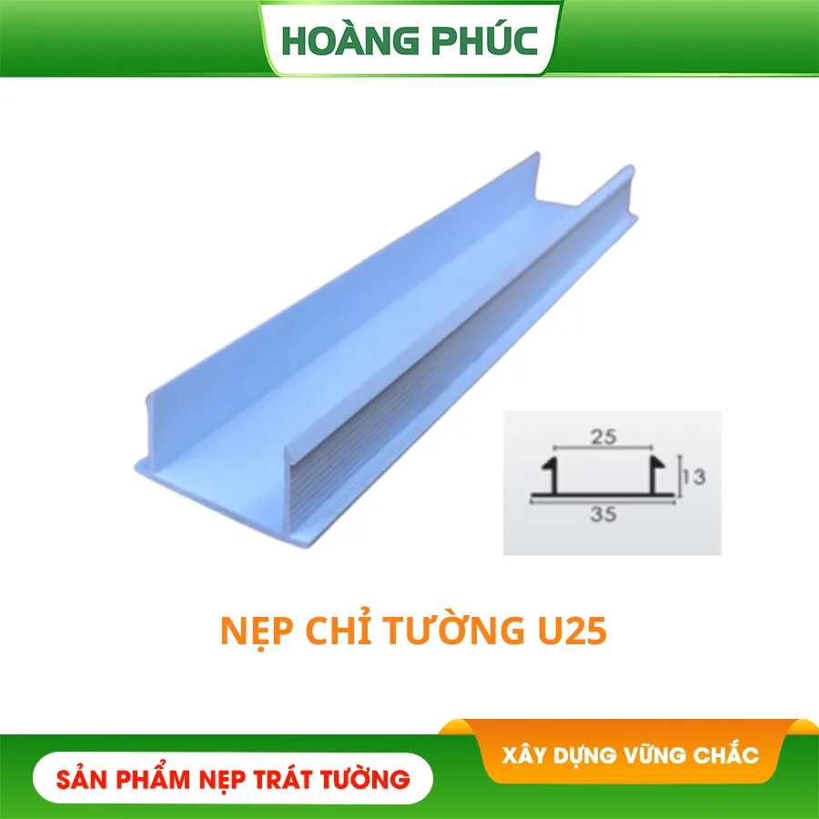 Nẹp Chỉ Âm Tường TĐ U25