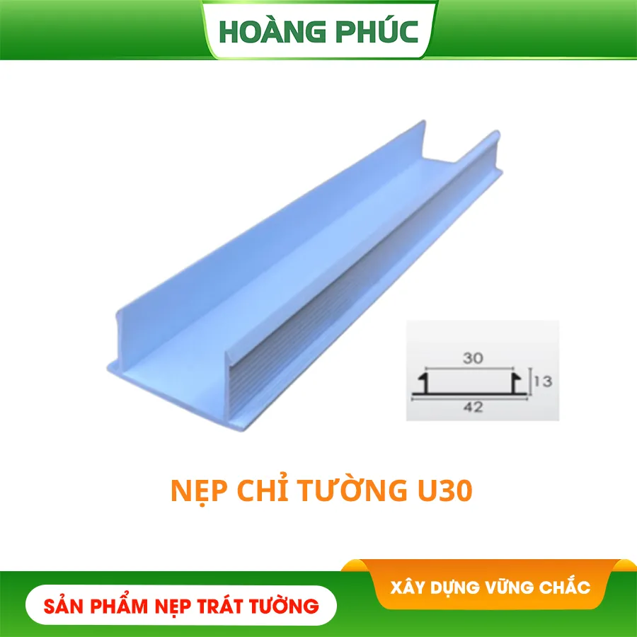 Nẹp Chỉ Âm Tường TĐ U30