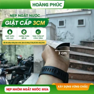 nẹp nhôm xây dựng ngoài trời, nẹp ngắt nước 3cm, nẹp nhôm