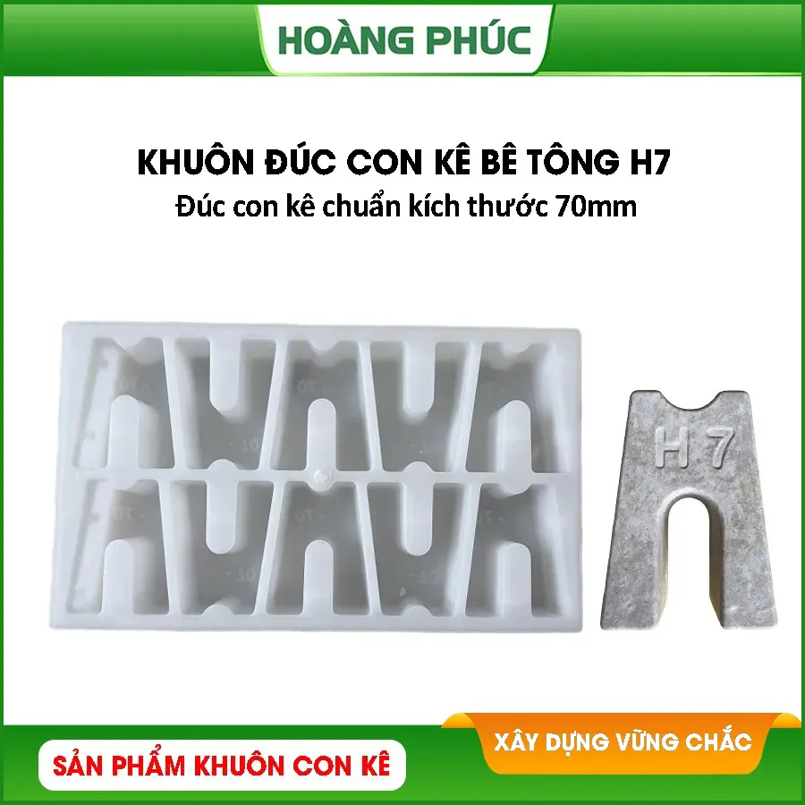 Khuôn Đúc Con Kê Bê Tông H7 (70mm)