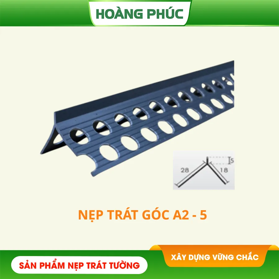 Nẹp Nhựa Trát Góc Tường A2-5