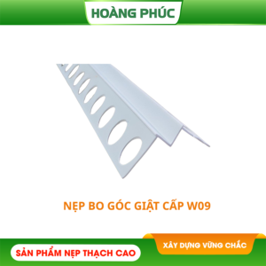 Nẹp thạch cao bo góc giật cấp W09