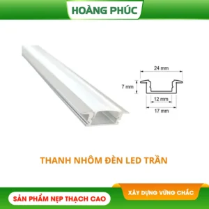 Thanh nhôm đèn LED trần thạch cao